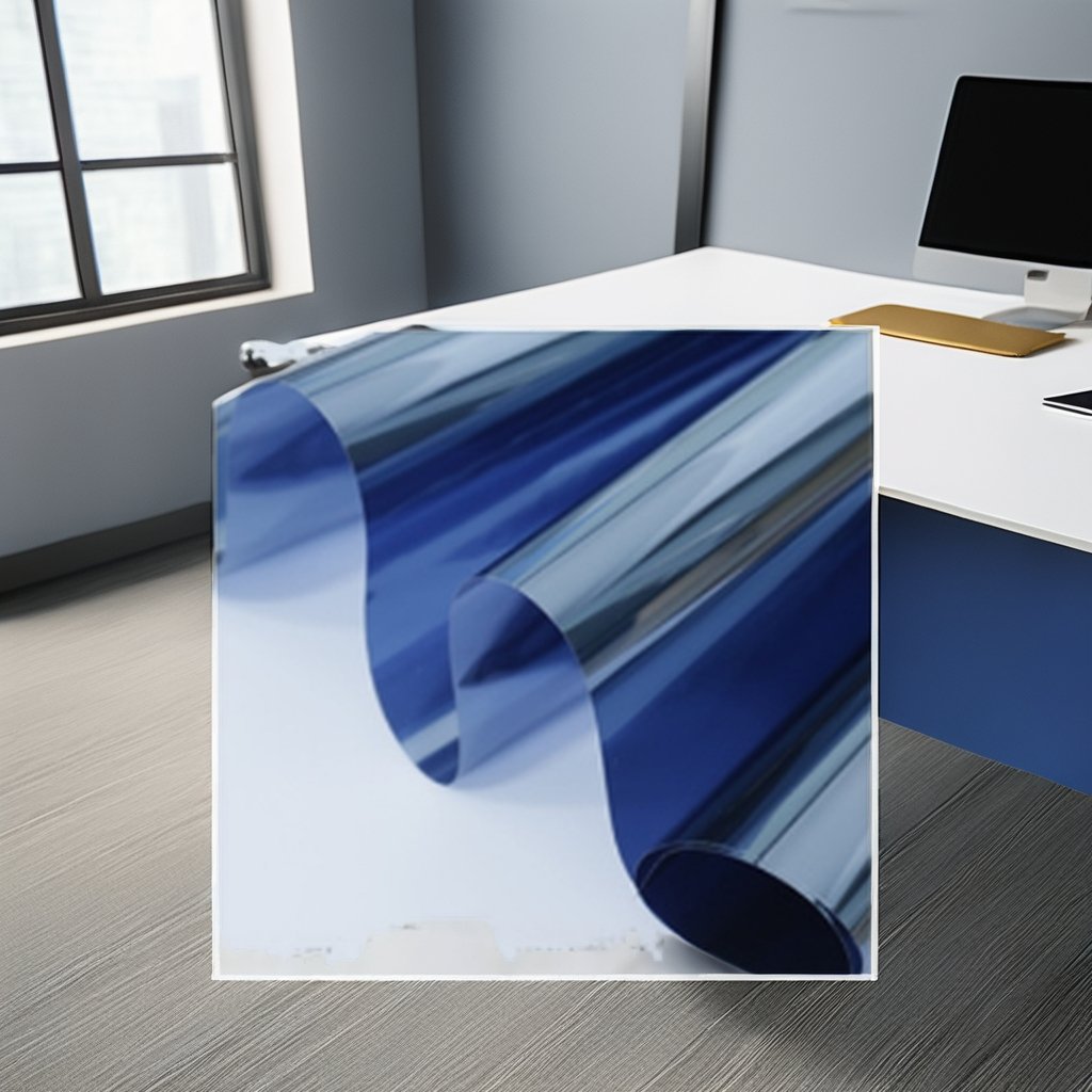 One-Way Reflective Privacy Protection Window Tint Thermal Insulation UV Blocking Solar Decorative Film Anti-Scratch PET Material