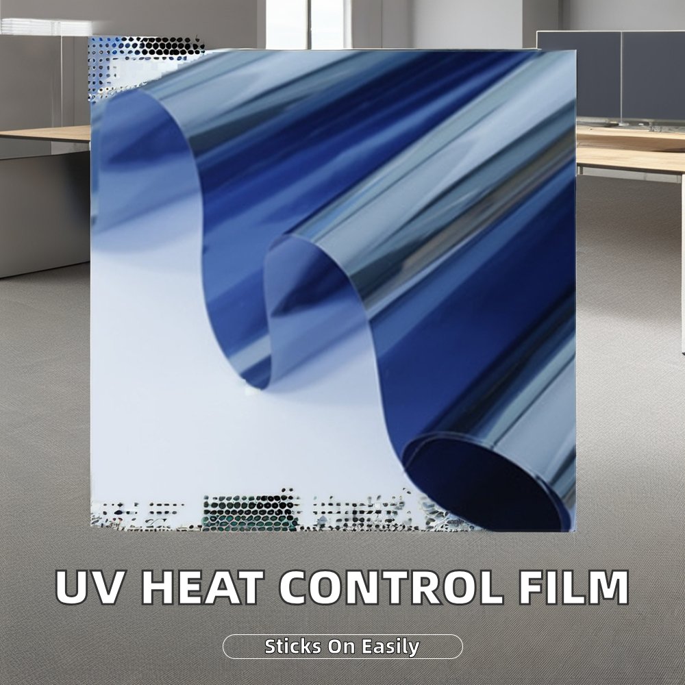 One-Way Reflective Privacy Protection Window Tint Thermal Insulation UV Blocking Solar Decorative Film Anti-Scratch PET Material