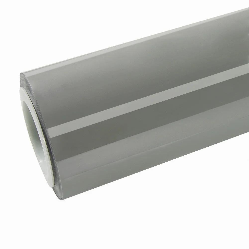 Retail HIGHCOOL BC-111 6.5mil PVC Car Wrap Film Self-Healing Glossy Sub Grey Full Body High Gloss Tint Color Changing Car Films