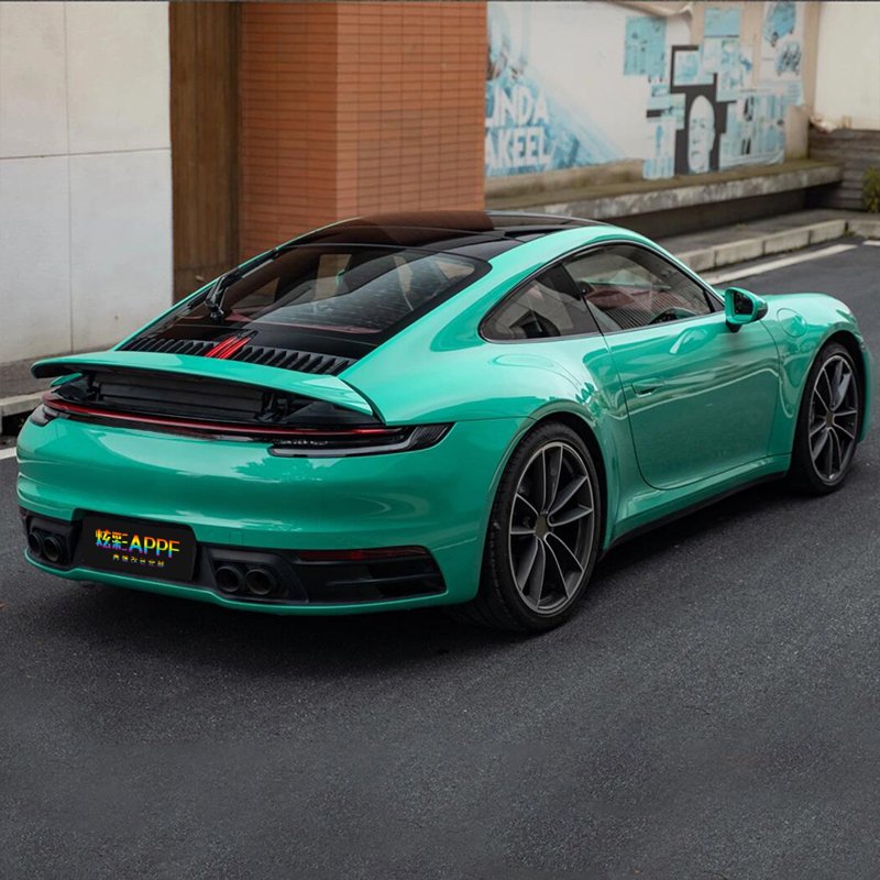 Color Change Film Colorful Ppf Wrap Car Vinyl Tint Protective Sticker Vinyl Wrap Crystal Light Green For Car