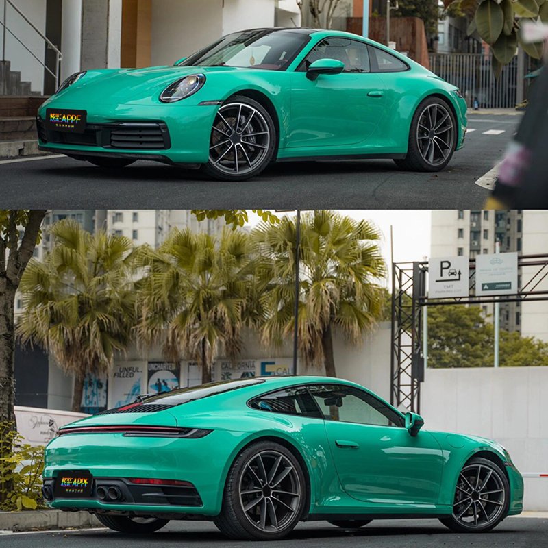 Color Change Film Colorful Ppf Wrap Car Vinyl Tint Protective Sticker Vinyl Wrap Crystal Light Green For Car