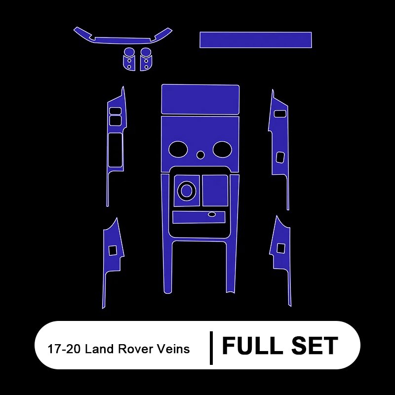 Tpu Film for Land Rover Range Rover Velar 2017-2023 Car Interior Sticker Center Console Touch Screen Air Gear Door Windows Panel
