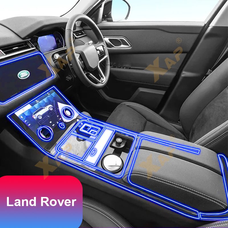 Tpu Film for Land Rover Range Rover Velar 2017-2023 Car Interior Sticker Center Console Touch Screen Air Gear Door Windows Panel