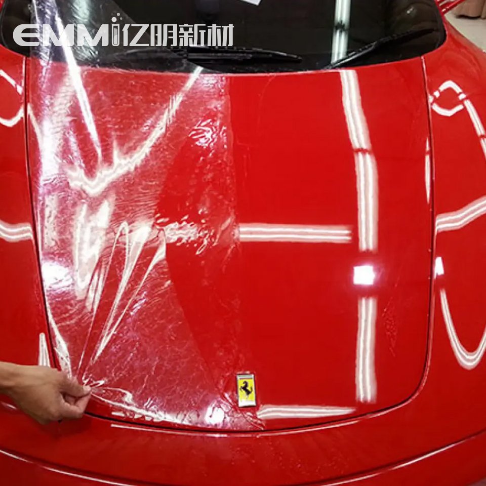 7.5mil EMMI Manufacturer Wholesale Clear Car Film Self-adhesive Anti-scratch Self-healing Clear Tpu Body OEM Durable Transparent