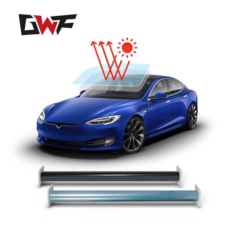 GWF Sun Heat Control Nano Ceramic Solar polarized Car Window Tint UV Protection Solrex 2 Ply Car Tints glass car window film