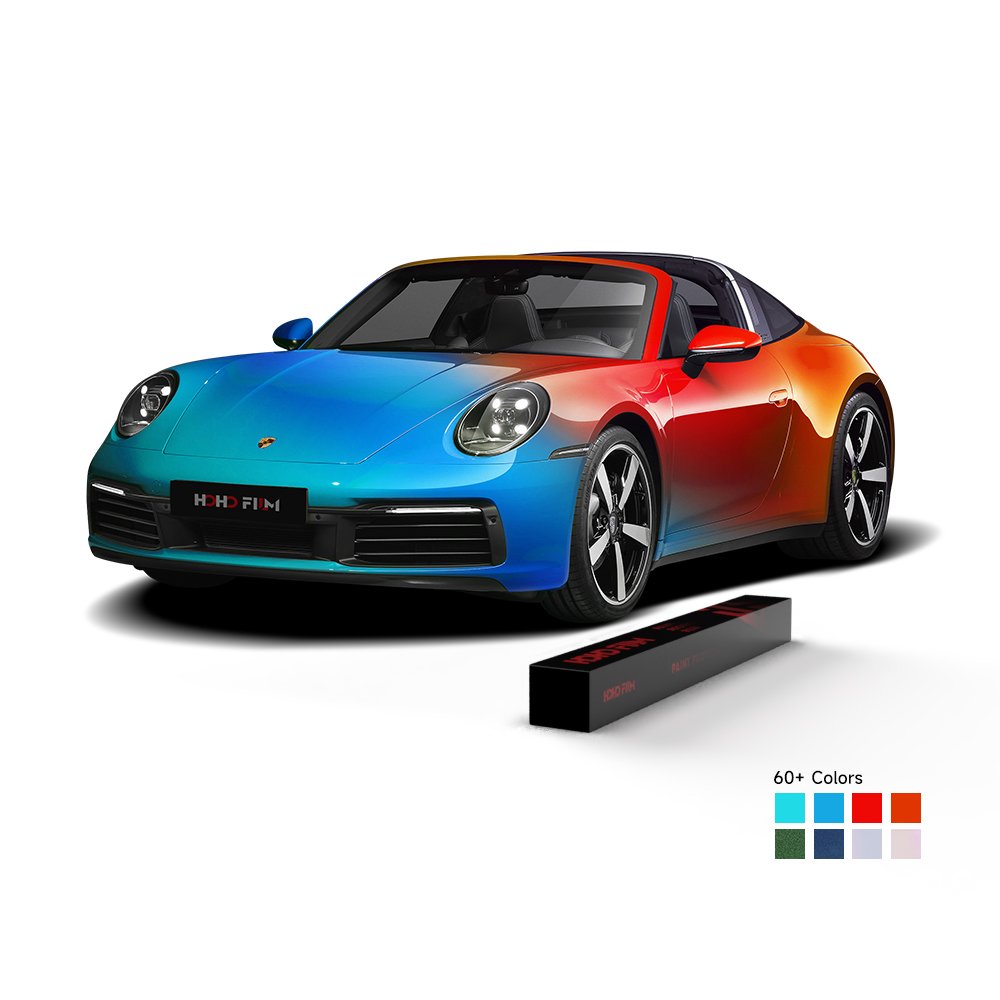 HOHOFILM Colored Paint Protection Film Muti-colors Self Healing Car Body Stickers Color Changing TPU PPF Paint Protection Film