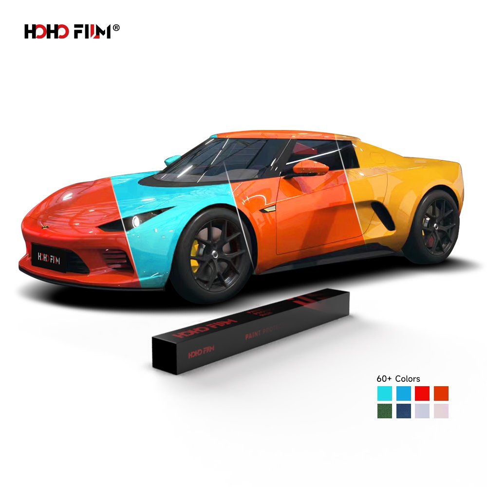 HOHOFILM Colored Paint Protection Film Muti-colors Self Healing Car Body Stickers Color Changing TPU PPF Paint Protection Film