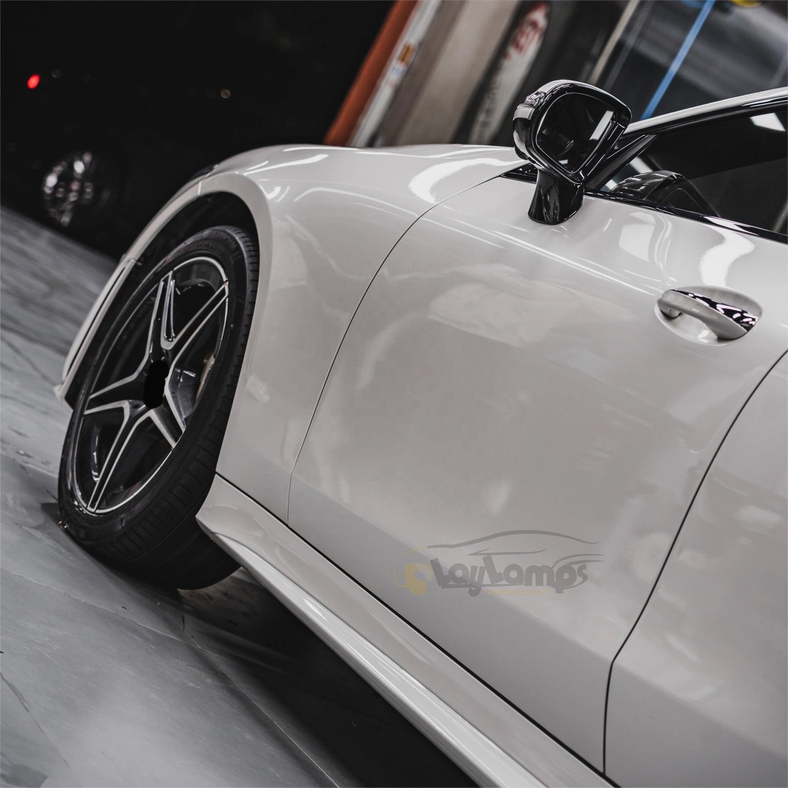 Anti Yellowing Auto Vinyl Wrap Liquid metal mousse white PET Car Colored Paint Protection Film PPF