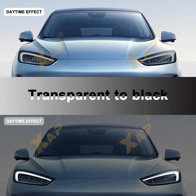 Suitable for JEEP Gladiator 2020-2022 2023 2024 PPF TPU White to Purple White to Black External Headlight Protective Film