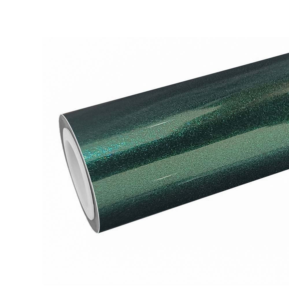 Anti Scratch Vinyl Car Wrapping Roll UV Resistant PVC Car Film Brilliant Royal Green 1.52m*18m