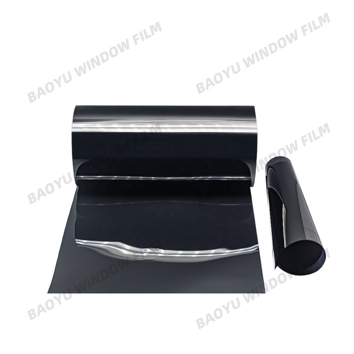 Car Window Film P-K18 Dyed Charcoal Tint PET Fashion Windows Tint Small Size 1 Roll Anti UV Baoyu 1.52*30 M/roll 1.8mil 3H
