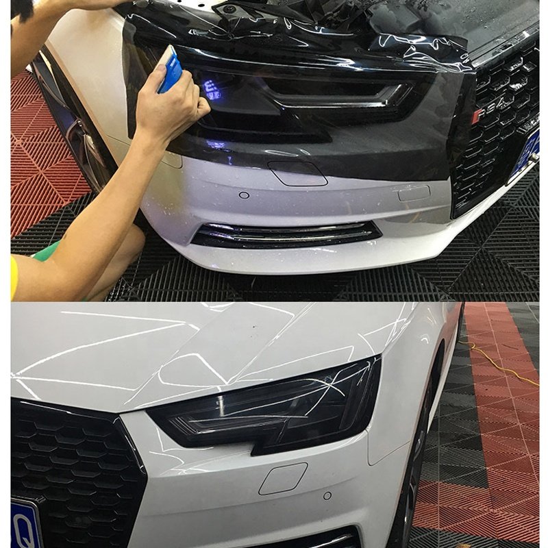Factory Price TPU automotive light tail light protection film TPU colored film for car headlight PPF film