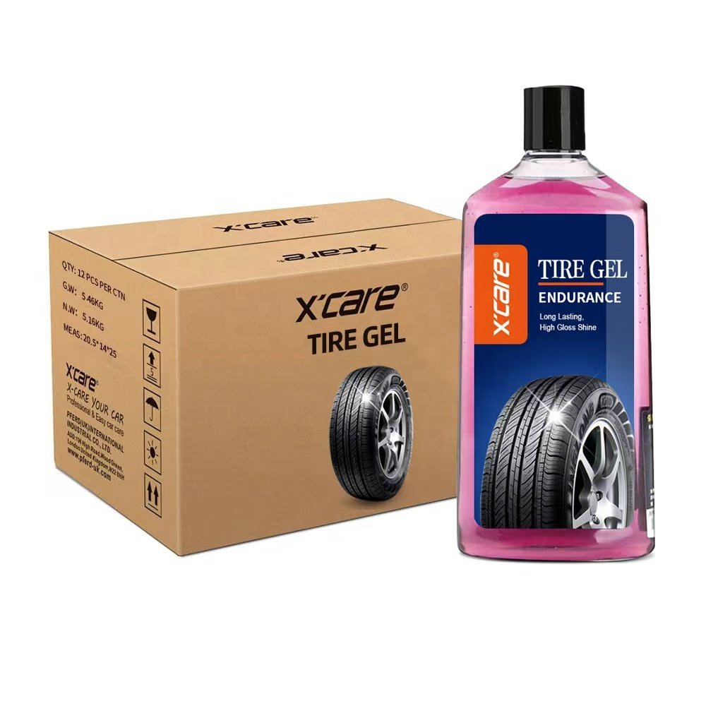2024 Made in China Good Quality Car Care Product Look Wet Tire Gloss Gel 500ml