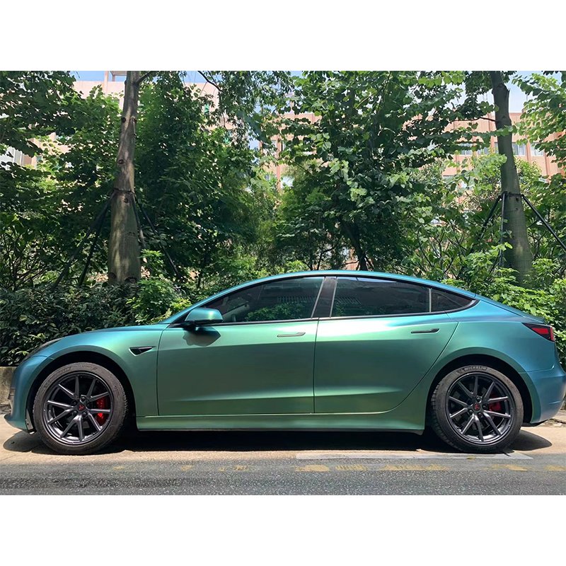 Paint For Film Car Wrap Vinyl Green Matte Car Wrapping Paper Color Ppf Change Color Car Film Wrap