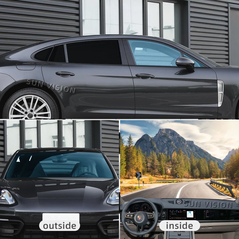 Free Sample UVR99% IRR99% Heat Insulation UV Rejection Nano Ceramic Solar Window Film Tint Polarized Car Window Tint Custom