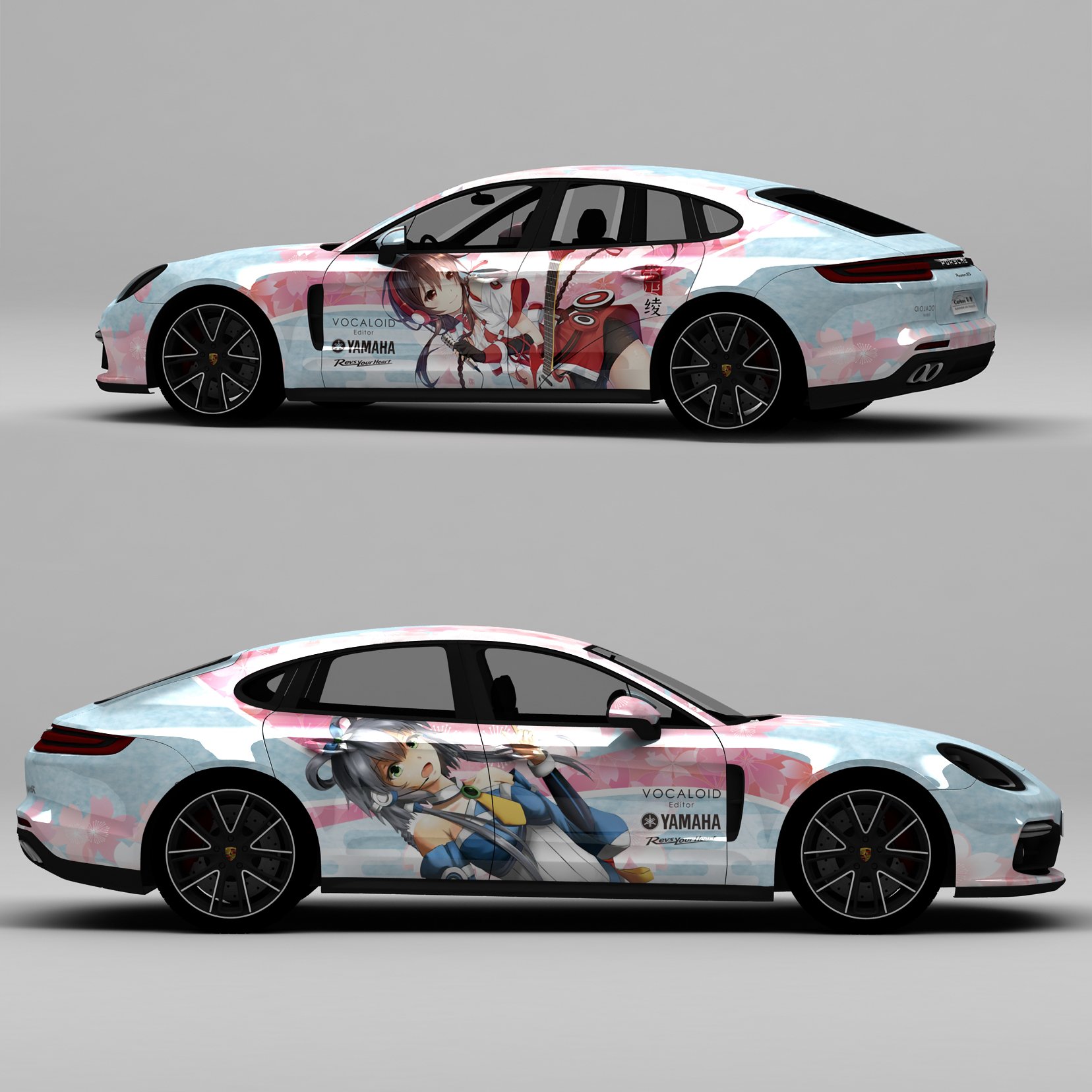 Custom Itahsha Auto PPF Full Body Wrap Vinyl Big Anime Car Film UV Resistance Waterproof PVC Door Decal Die Cut Design
