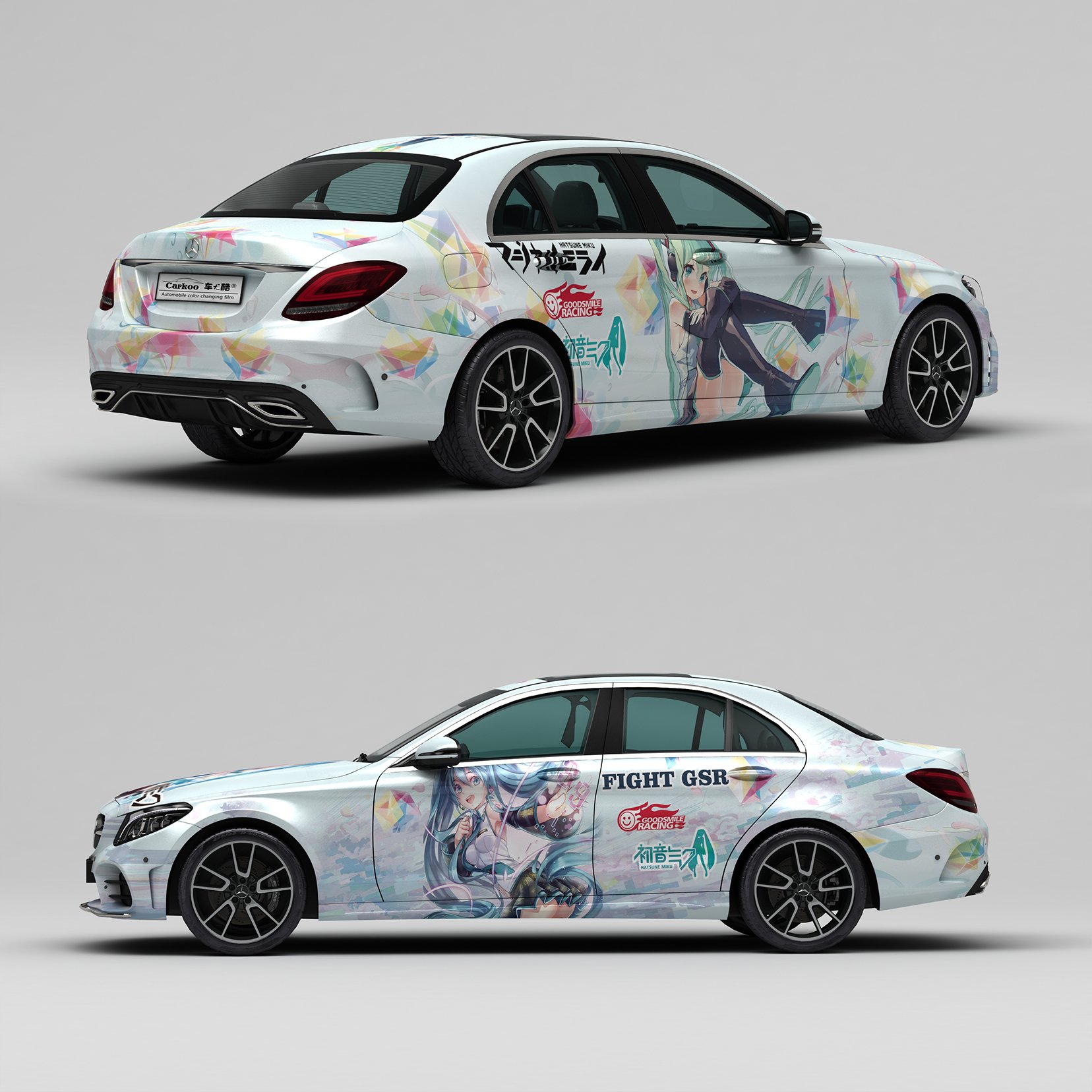 Custom Itahsha Auto PPF Full Body Wrap Vinyl Big Anime Car Film UV Resistance Waterproof PVC Door Decal Die Cut Design