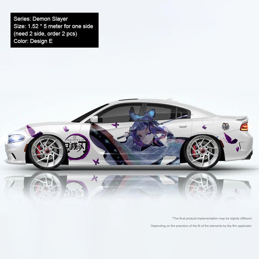 Custom Itahsha Auto PPF Full Body Wrap Vinyl Big Anime Car Film UV Resistance Waterproof PVC Door Decal Die Cut Design
