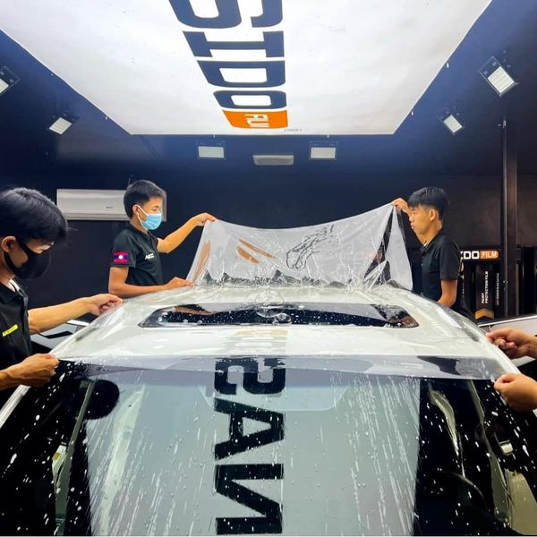 NASIDO Factory Wholesale PET blue Car Wrap Vinyl anti scratch for color changing car films