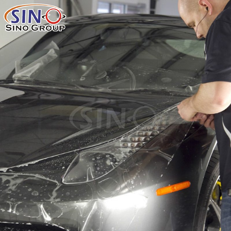 Glossy TPU 7.5 Mil Heat Healing Clear Scratch Car Wrap Cast Vinyl Stone Guard Paint Protection Film Car Stickers