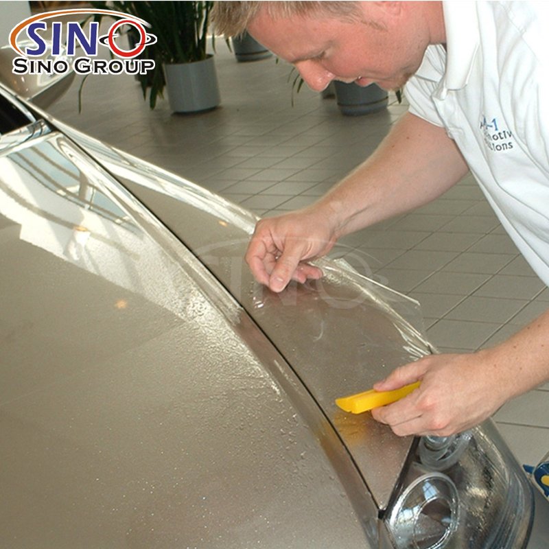 Glossy TPU 7.5 Mil Heat Healing Clear Scratch Car Wrap Cast Vinyl Stone Guard Paint Protection Film Car Stickers
