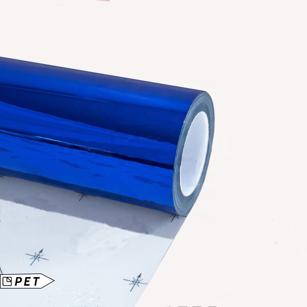 Mirror Chrome Blue Car Wrap Vinyl Film Foil Stickers Custom Automotive Cover Decal
