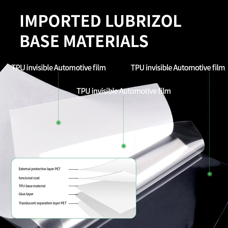 Reedee Wholesale Customized Removable Anti-Aging Anti Yellow High Stretchable Paint Protection Film Clear Ppf Film For Carbody