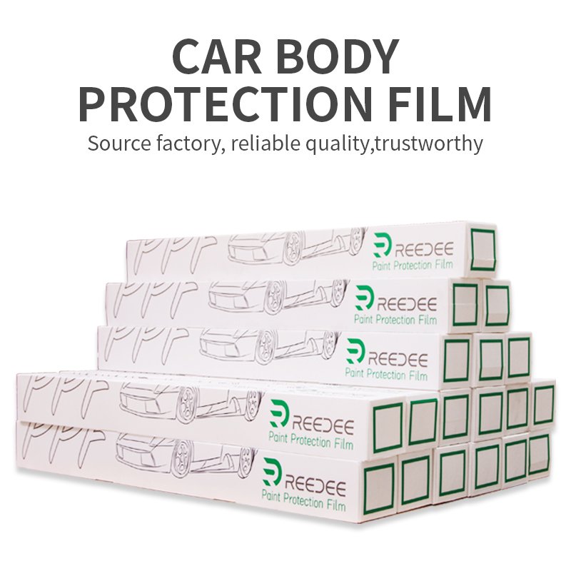 Reedee Wholesale Customized Removable Anti-Aging Anti Yellow High Stretchable Paint Protection Film Clear Ppf Film For Carbody