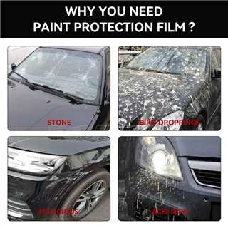 USA Quality Self Healing Transparent PPF Film Black Matte Car Paint Protection Film TPU Car Protective Film