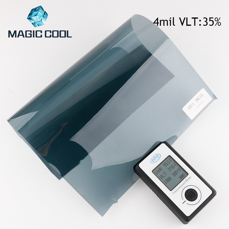 Factory direct sale 4MIL VLT 35% auto solar window tint film car stickers nano ceramic film