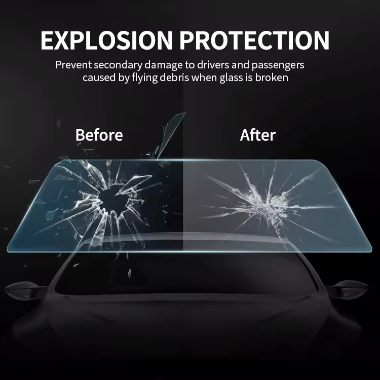 7.5mil TPU Solar Window Film for Front Glass Protection Car Windshield Protection Film for Car Window