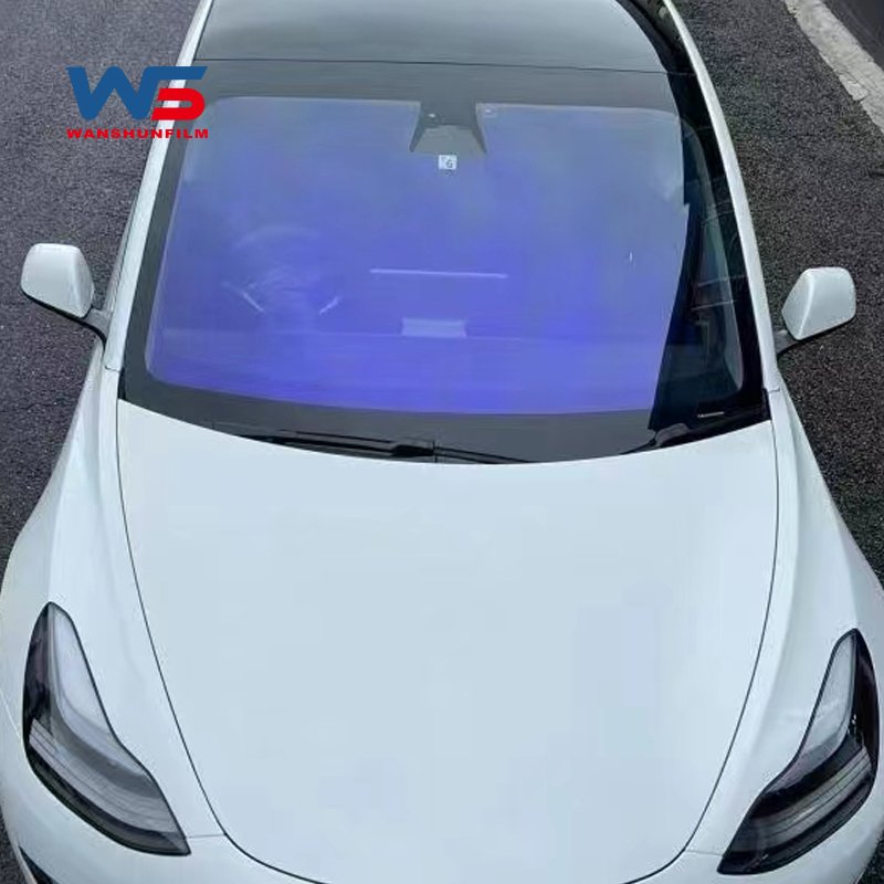 Custom Global Lowest Price PPF Source Factory Purple Blue Chameleon Film VLT 20%-80% Chameleon Window Paint Protection Film