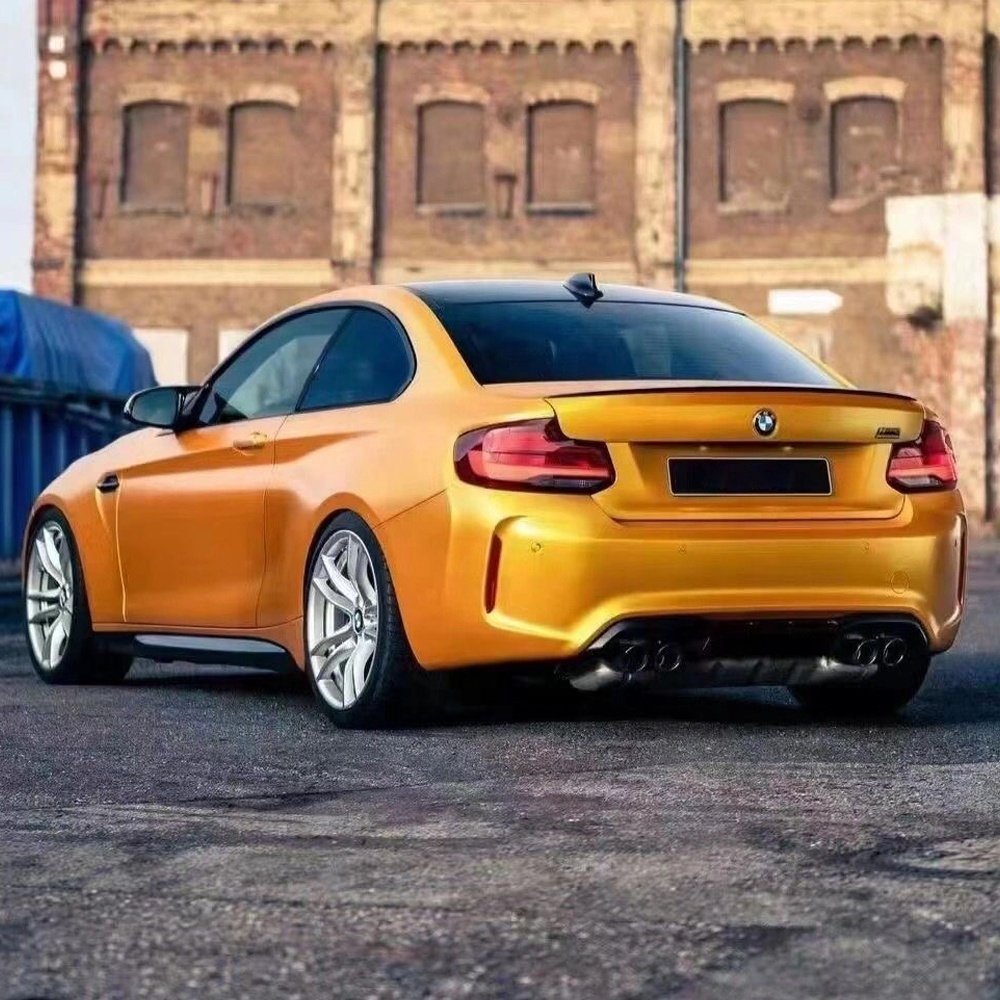 Car Changing Film Matte Golden Yellow Satin Film For Car Body Sticker Wrap Vinyl Roll