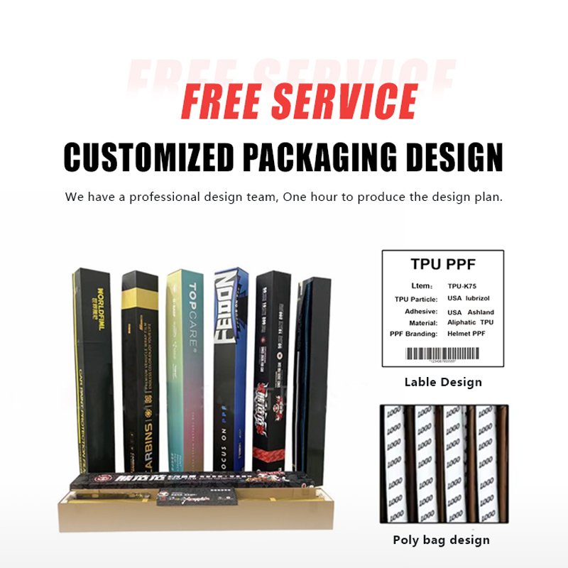 Custom USA Quality Self Healing super hydrophobic Film TPH PPF Paint Protection Film Roll Car TPU body Fence Film