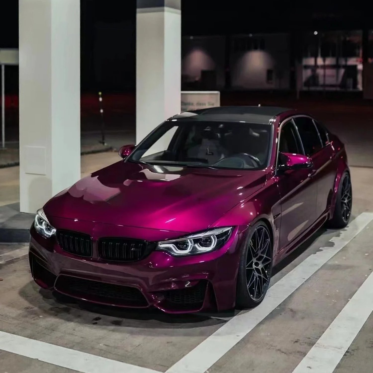 Manufacturers wholesale ghost midnight purple vinyl wrap pet car film vinyl wrap rolls for car purple