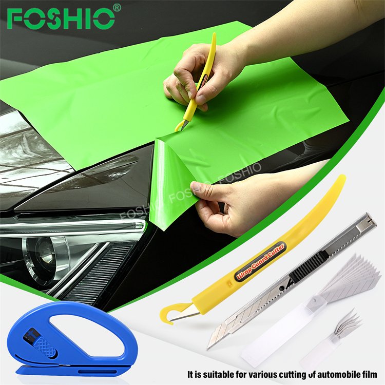 Foshio Design Hot Air Gun For Car Vinyl Wrapping Tool Tool Kit Squeegee Set