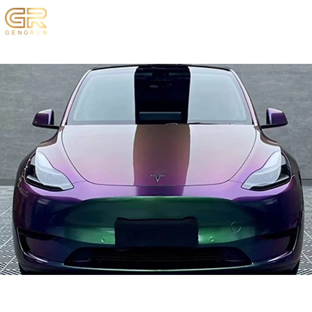 Bright Starry Grey Charm Blue Diamond Glitter Wrapping Car Film Wrap Adhesive Vinyl Roll