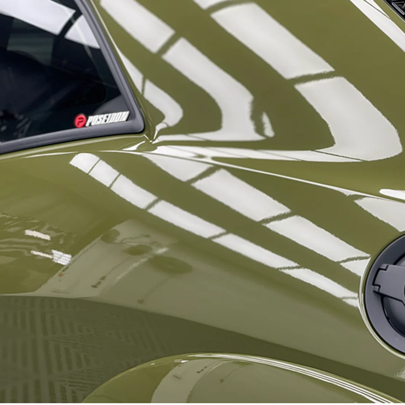 Annhao PET Ultra Glossy Army Green Wrapping Film crystal gloss dark green Car Vinyl Wrap vinyl