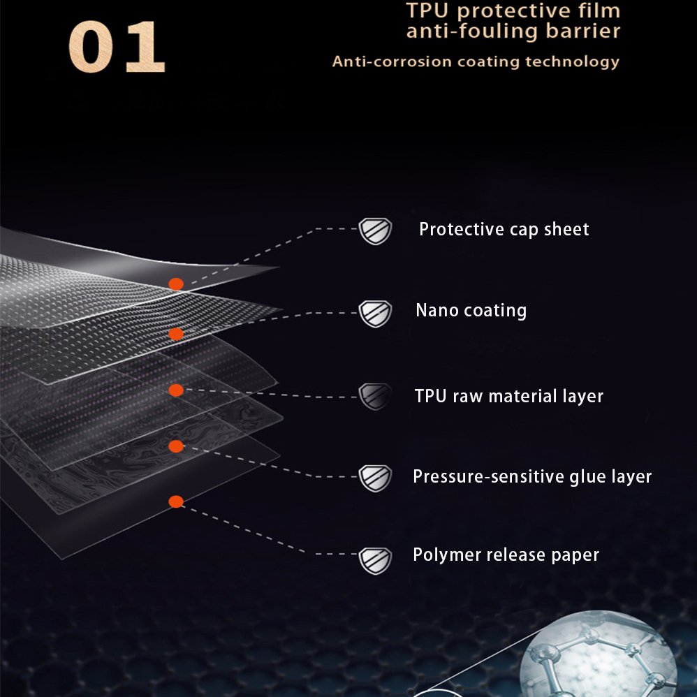 8.5mil 1.52*15m/roll car anti scratch no yellowing car protective film tpu ppf vinyl car wrapping film