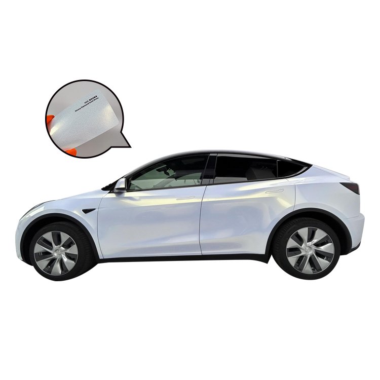 Glossy Diamond Gold White metal car decal sticker chameleon tint Color change film vinyl car wrap roll