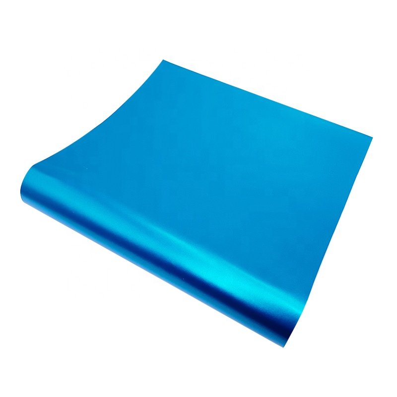 Factory deirect sale printable car wrap vinyl electric metallic coast blue color change vinyl film for car