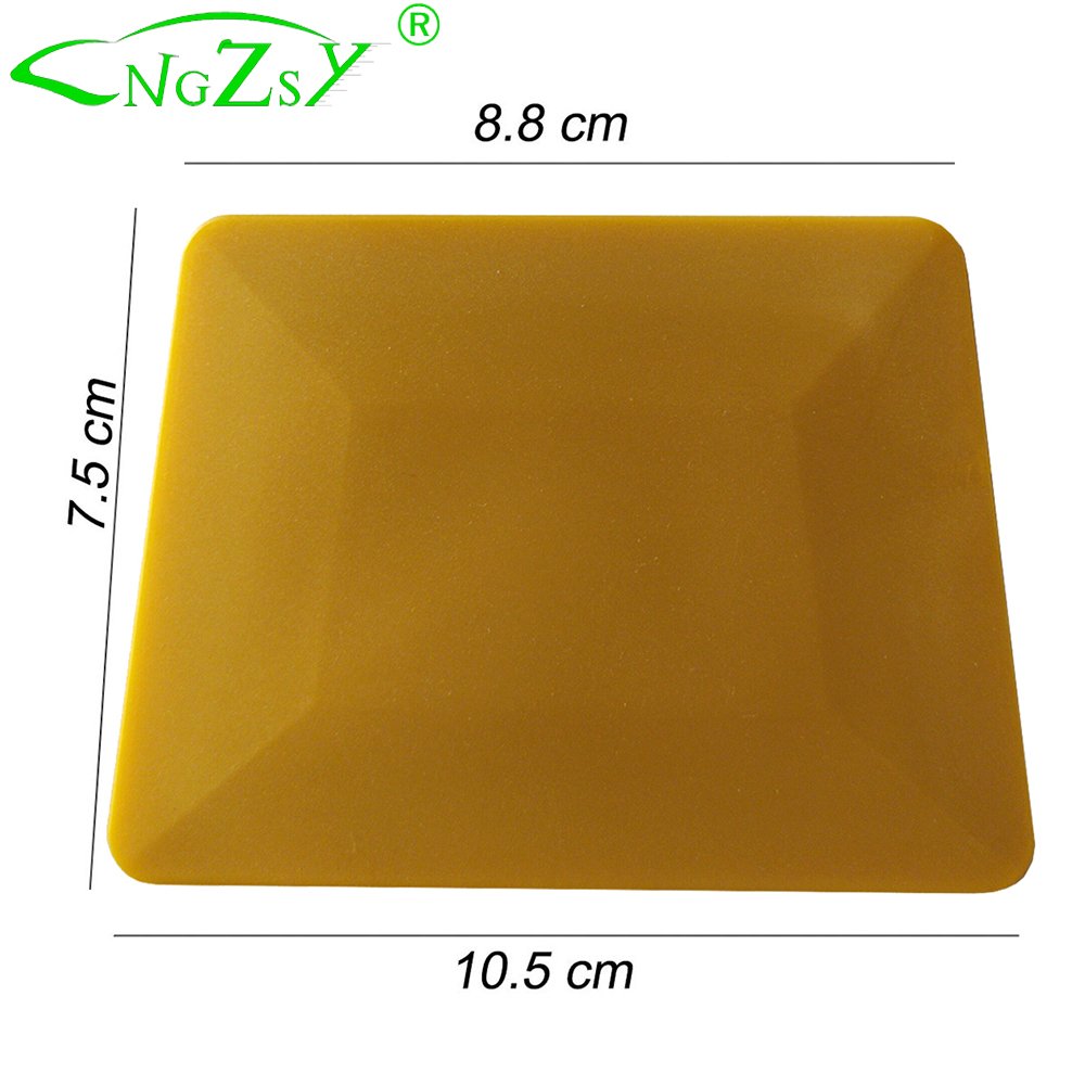 5PCS Car Film Tool Trapezoidal Soft Scraper Gold Scratchless Double Side Window Tint Tool Film Sticker Wrap Tool A50