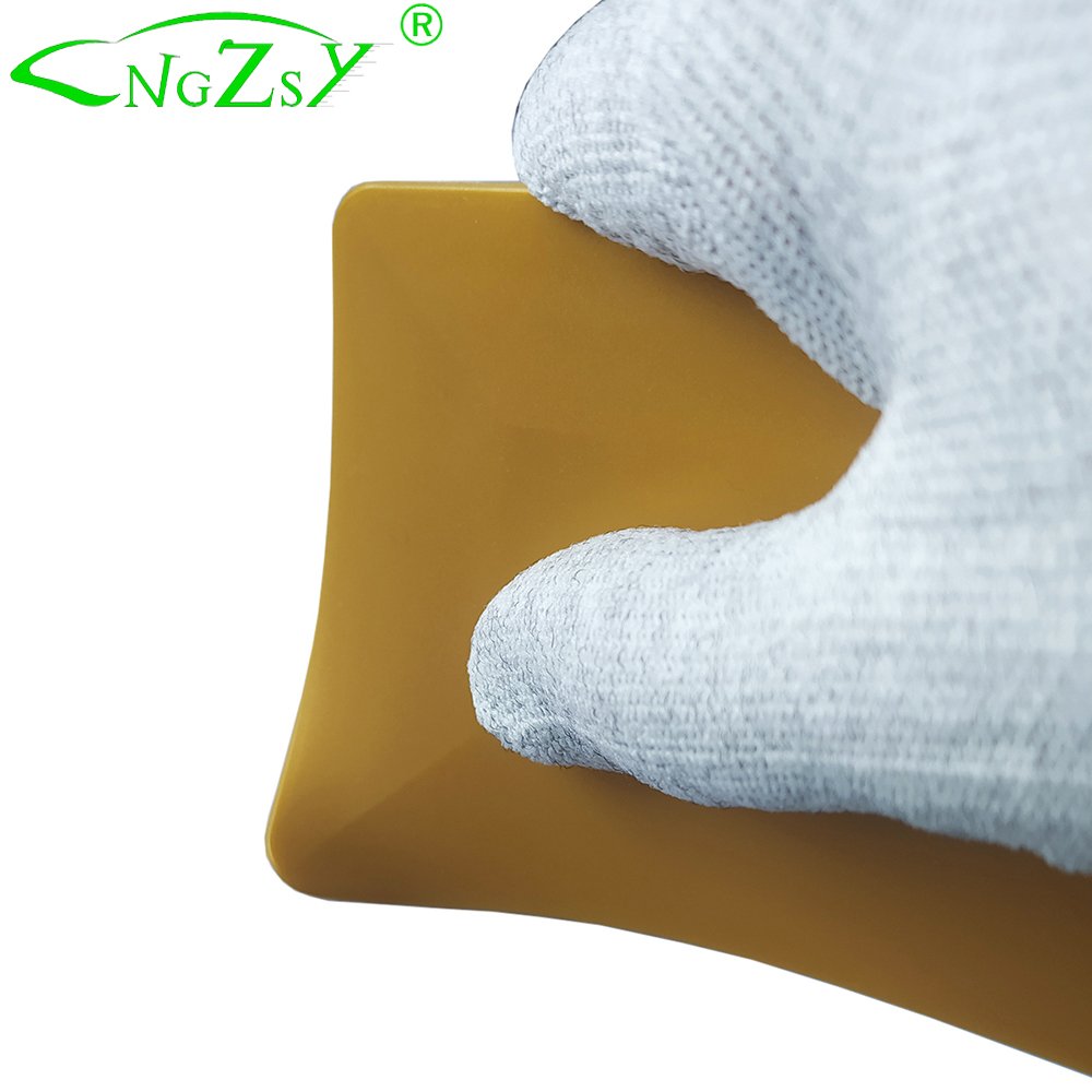 5PCS Car Film Tool Trapezoidal Soft Scraper Gold Scratchless Double Side Window Tint Tool Film Sticker Wrap Tool A50