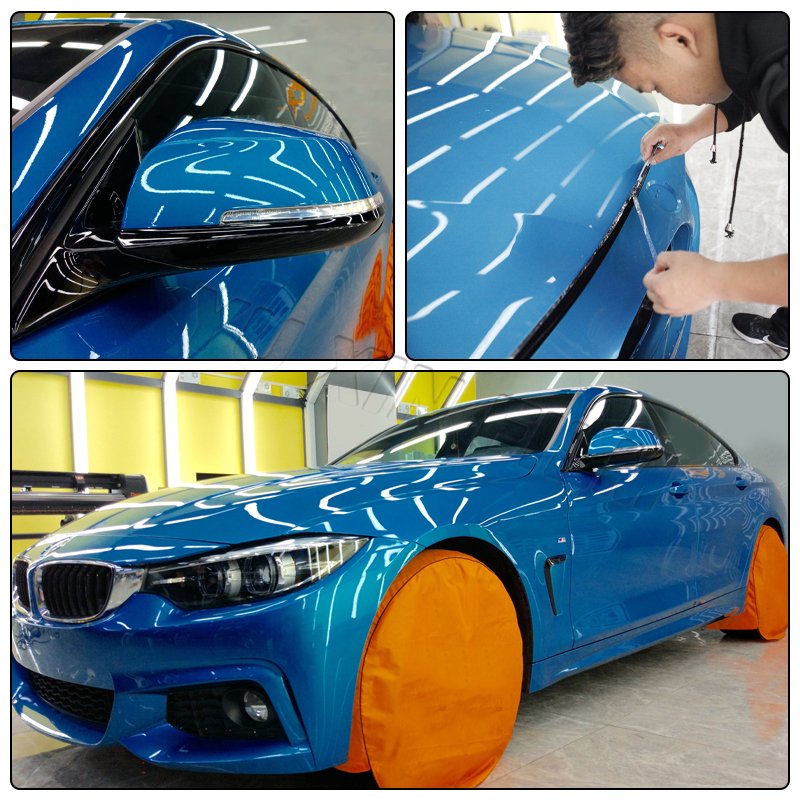PPF-U 7.5Mil Adhesive Automotive Body Transparent Paint Surface Protective Self Healing Full Tpu Film Roll Ppf Premium Car Wraps