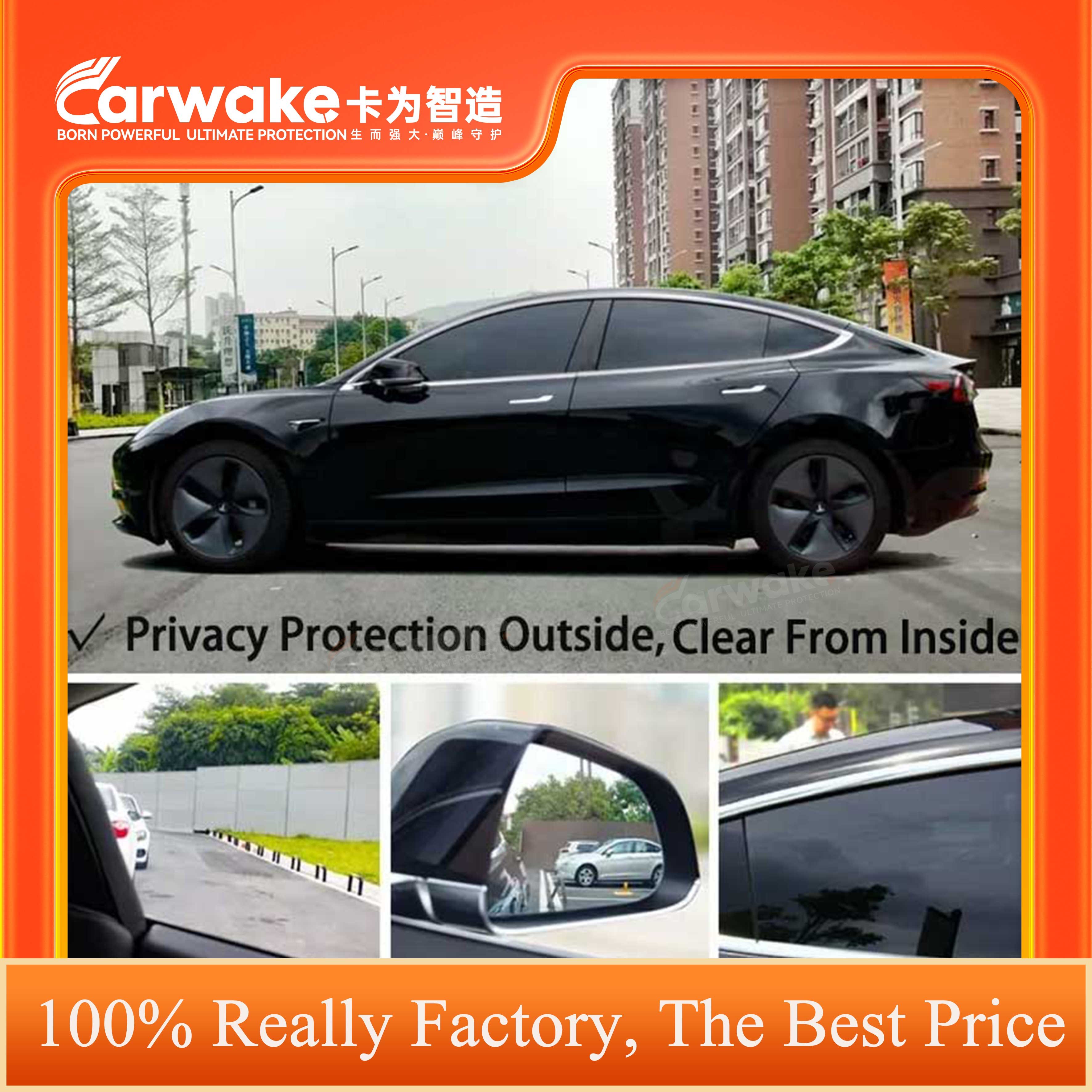 VLT 25 Solar Spectrum Pet Privacy Automatic Tinted Glass Window Film Ultra Darck Black Filme Solaire 1mil Car Film Tint Window