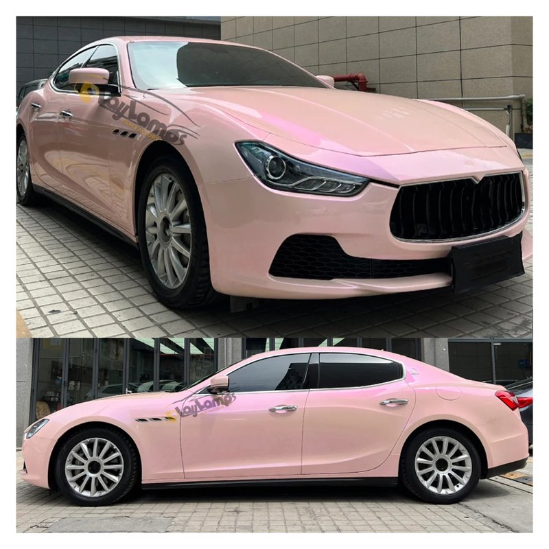 1.52*18m Color Change Film Wrapping Car Film Ppf Wrap Vinyl Two-Color Candy Fantasy Powder For Car Body