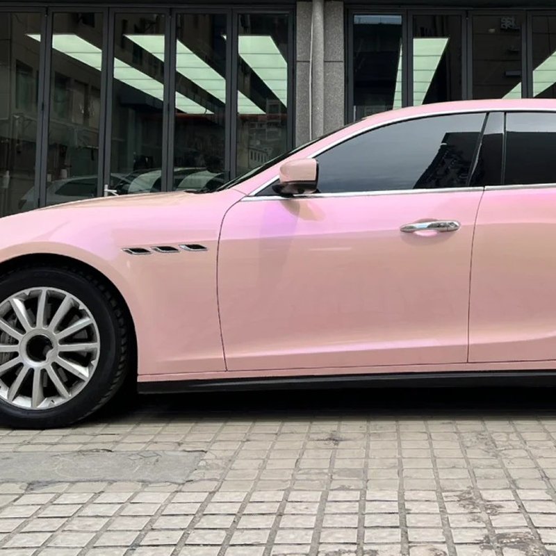 1.52*18m Color Change Film Wrapping Car Film Ppf Wrap Vinyl Two-Color Candy Fantasy Powder For Car Body