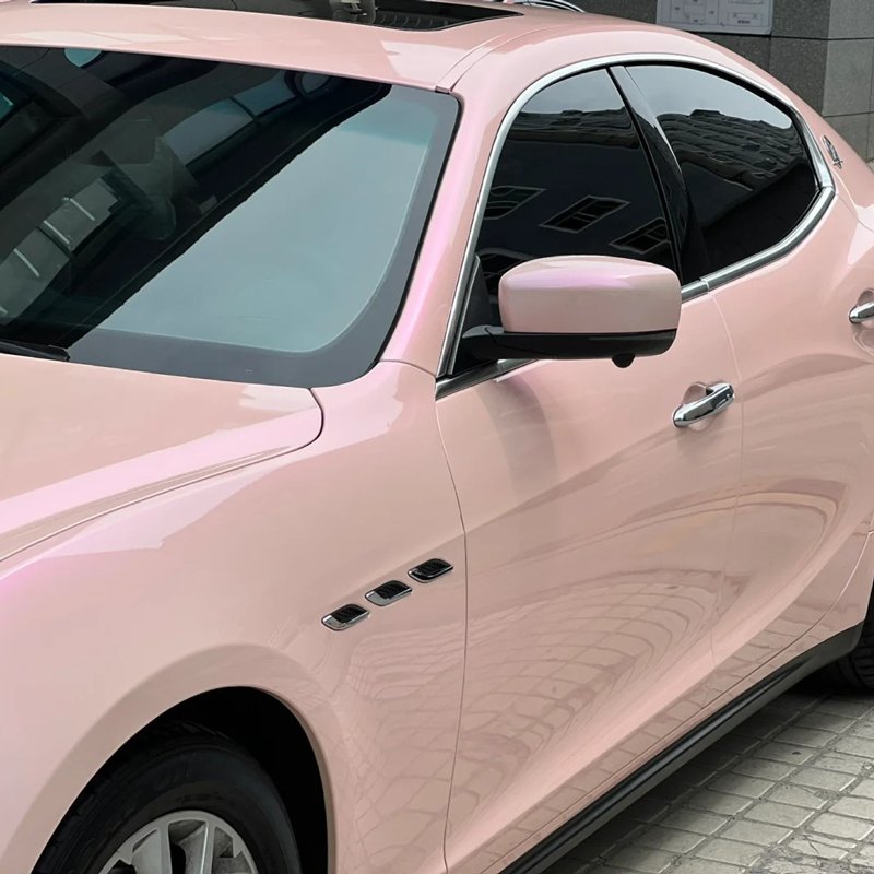 1.52*18m Color Change Film Wrapping Car Film Ppf Wrap Vinyl Two-Color Candy Fantasy Powder For Car Body