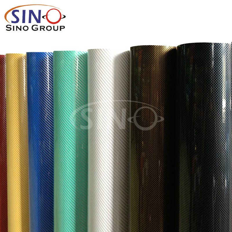 Color 2D Carbon Fiber Interior Full Sticker Auto Vinyl Supplier Car Body Wrap