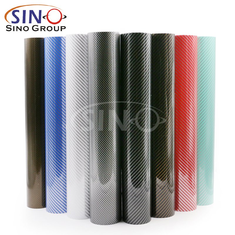 Color 2D Carbon Fiber Interior Full Sticker Auto Vinyl Supplier Car Body Wrap